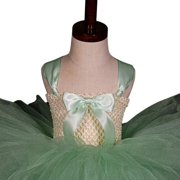 BLACK FRIDAY SALE - Tutu Dress & Headband Set, Lined, Green, Sz 18 Mos. - 3T NWT - Picture 2 of 16